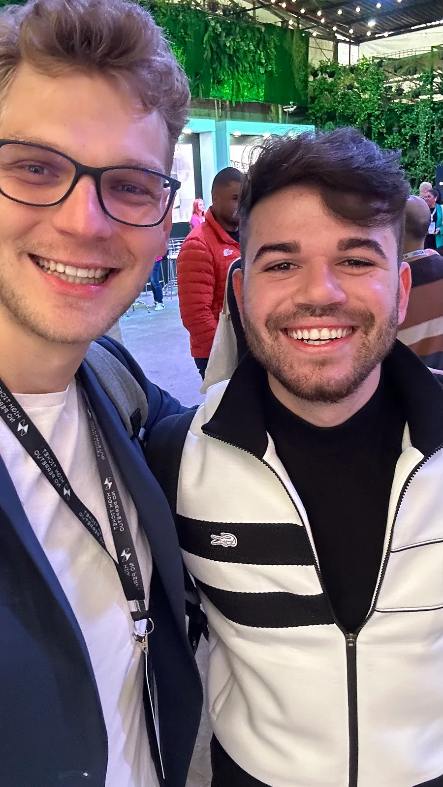 Ricardo Werlang com Henrique Marinho.