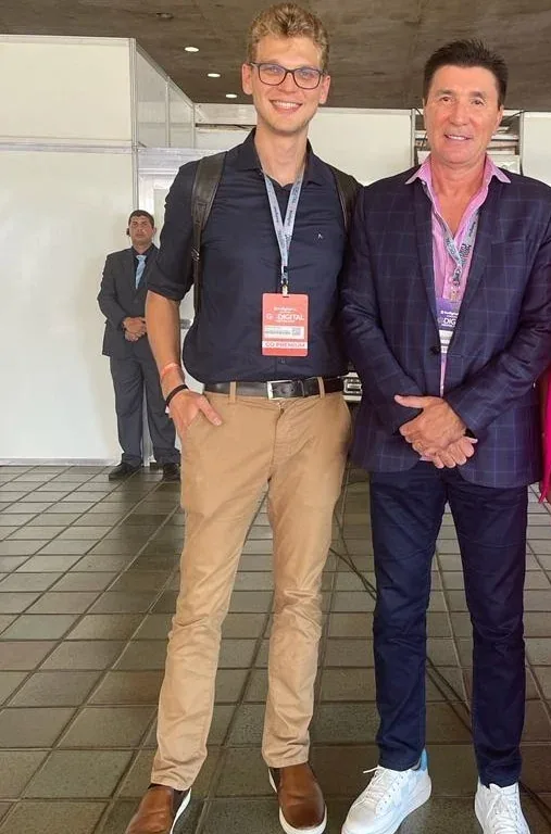 Ricardo Werlang com Janguiê Diniz.