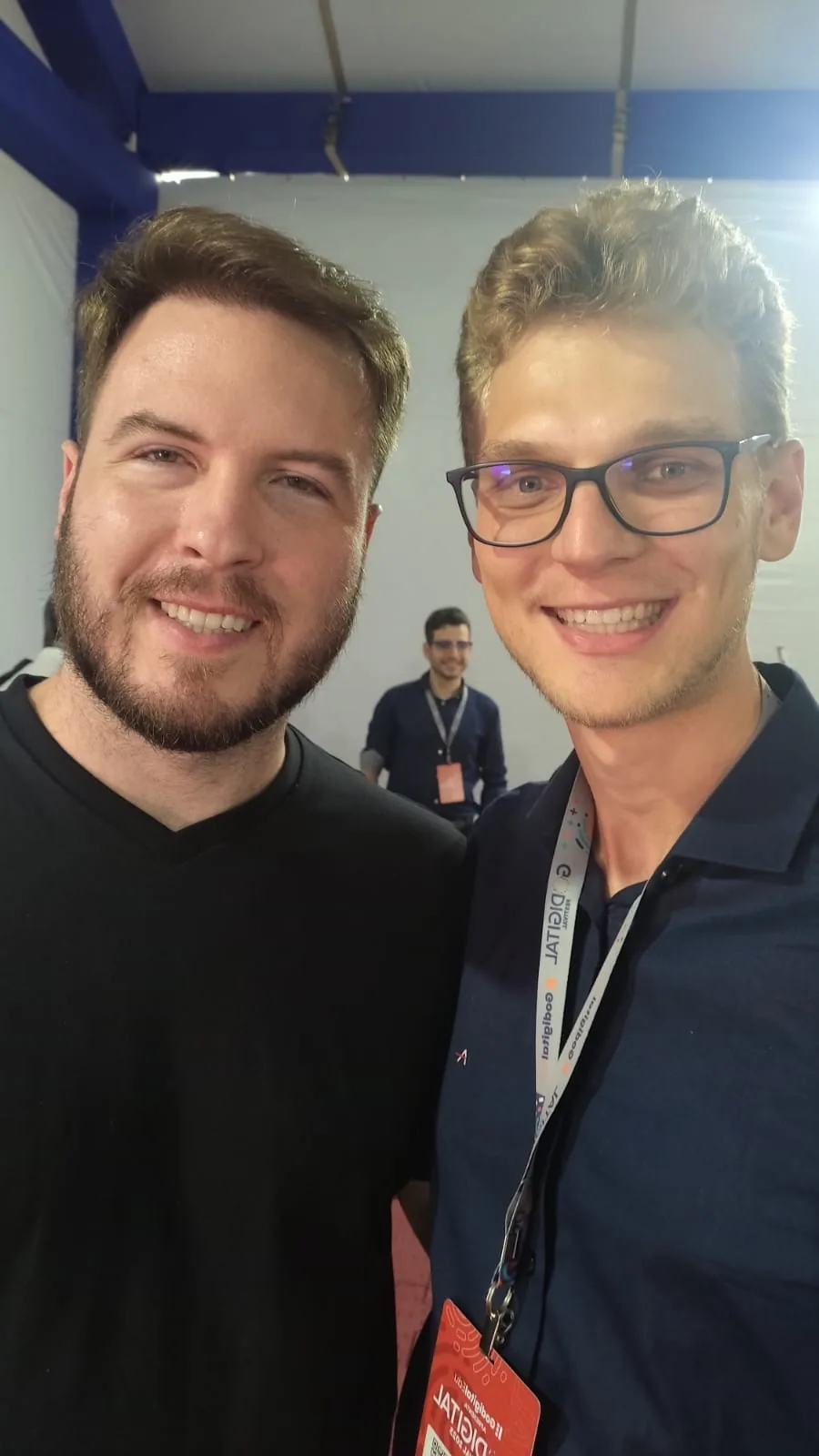Ricardo Werlang com Thiago Nigro.