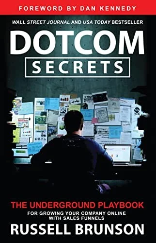 Capa de DotCom Secrets, de Russell Brunson